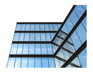 Modern glass building