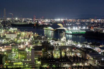 美しい夜景　四日市市
