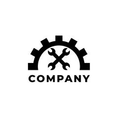 Mechanic Company Concept logo Design
