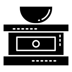 bowl on the table icon