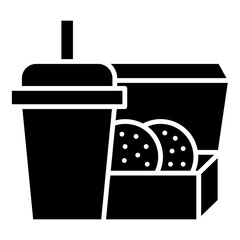 drink and lunch box icon