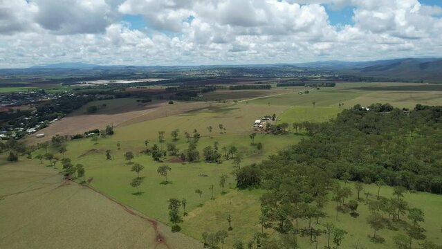 Spectacular aerial footage of Tolga Atherton Tablelands Queensland Australia
