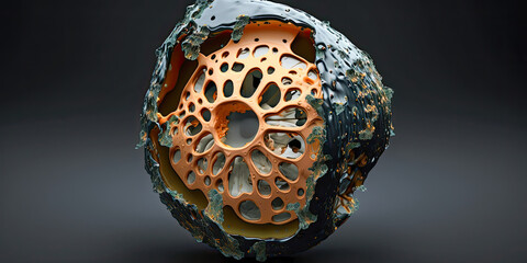 Illustration of a human Patella - Generative AI