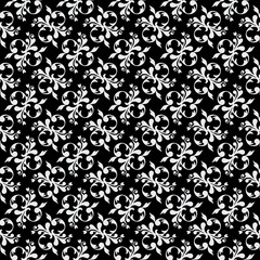 black and white seamless pattern