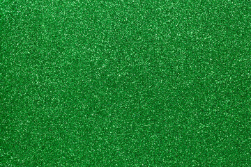 Abstract background filled with shiny green glitter