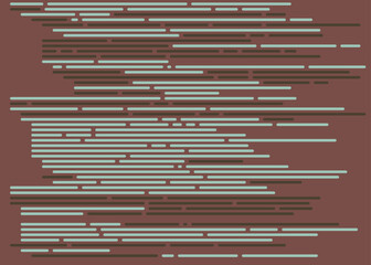 Code on screen vector illustration, flat cartoon coding lines simulation