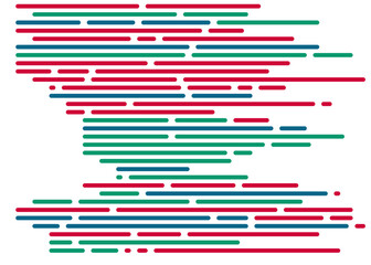 Code on screen vector illustration, flat cartoon coding lines simulation