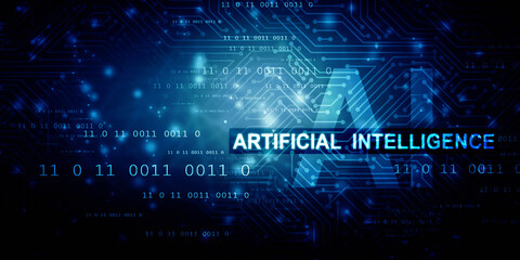 2d rendering Artificial Intelligence (AI) concept
