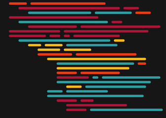 Code on screen vector illustration, flat cartoon coding lines simulation