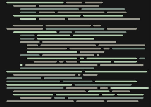 Code on screen vector illustration, flat cartoon coding lines simulation
