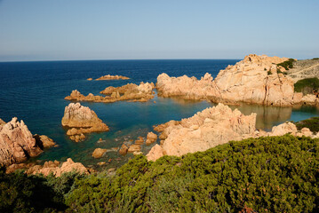 La costa tra Cala Cruxitta e Costa Paradiso