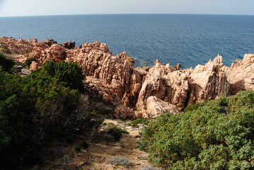 La costa tra Cala Cruxitta e Costa Paradiso
