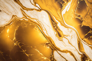 Gold and White Marble Luxury background texture design for wedding invitation card, cover, packaging, advertasing, fashion, site. Generative ai.