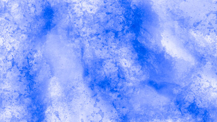 blue watercolor and paper texture. beautiful dark gradient hand drawn by brush grunge background. watercolor wash aqua painted texture close up, grungy design. blue nebula sparkle star universe.