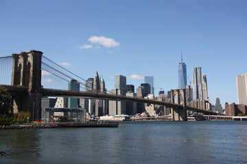 Fototapeta na wymiar Skyline de Manhattan à New York. USA