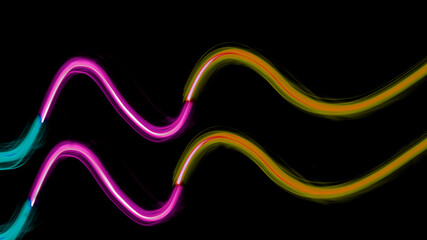 electronic waves party overlay photo video effect black background