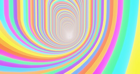Abstract colorful background curved lines in design 3d render
