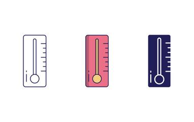 thermometer vector icon