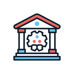 HR Department icon in vector. Logotype