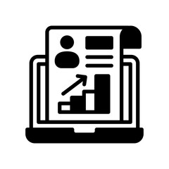 Employee Data icon in vector. Logotype