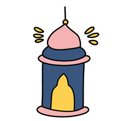 Islamic Doodle With Line art