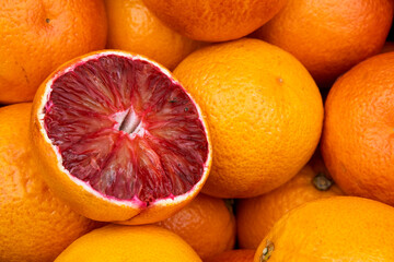 details of orange made in italy