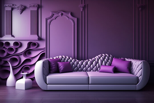 Purple Living Room Images Browse 34