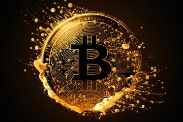 Crypto currency - bitcoin. Generative AI