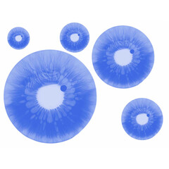 Obraz premium blue and white circle pupil,eyes,vision,pupils yellow,green,red,brown