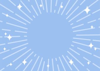 集中線　シンプル　使いやすい　横　横長