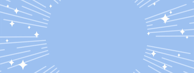 集中線　シンプル　使いやすい　横　横長