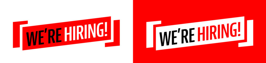 Fototapeta premium We are hiring