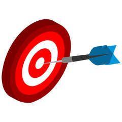 dart hitting target