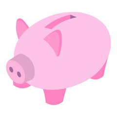 pink piggy bank