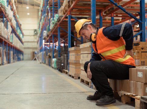 Back pain often occurs with employees who work in warehouses, Because they have to pull, lift, and push goods throughout the day of work.
