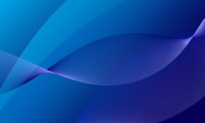 blue curve wave lines abstract background