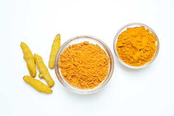Fragrant seasoning - turmeric, one of the main ingredients in Indian curry