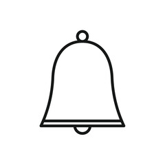 Editable Icon of Bell, Vector illustration isolated on white background. using for Presentation, website or mobile app