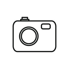 Editable Icon of Camera, Vector illustration isolated on white background. using for Presentation, website or mobile app
