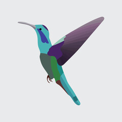 A very beautiful bird vector artwork