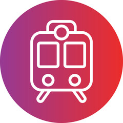 Vector Design Train Icon Style