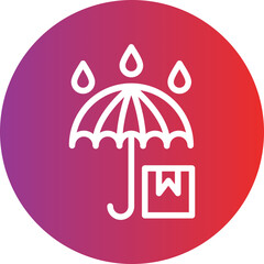 Vector Design Keep Dry Icon Style