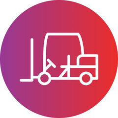 Vector Design Forklift Icon Style