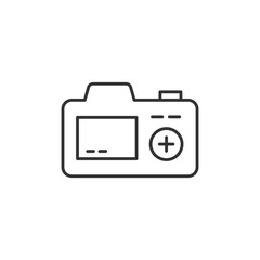 Camera icon. Photography symbol modern, simple, vector, icon for website design, mobile app, ui. Vector Illustration