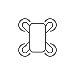 Drone icon. Quadcopter symbol modern, simple, vector, icon for website design, mobile app, ui. Vector Illustration