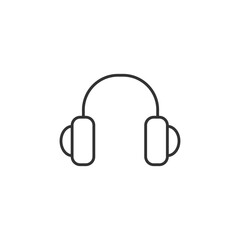 Headphone icon. Headset symbol modern, simple, vector, icon for website design, mobile app, ui. Vector Illustration