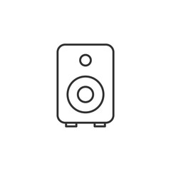 Speaker icon. Subwoofer symbol modern, simple, vector, icon for website design, mobile app, ui. Vector Illustration