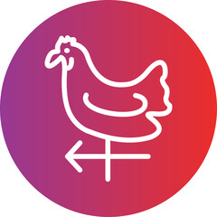 Vector Design Weather Vane Icon Style