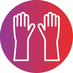 Vector Design Gloves Icon Style