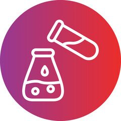 Vector Design Mixing Chemical Icon Style